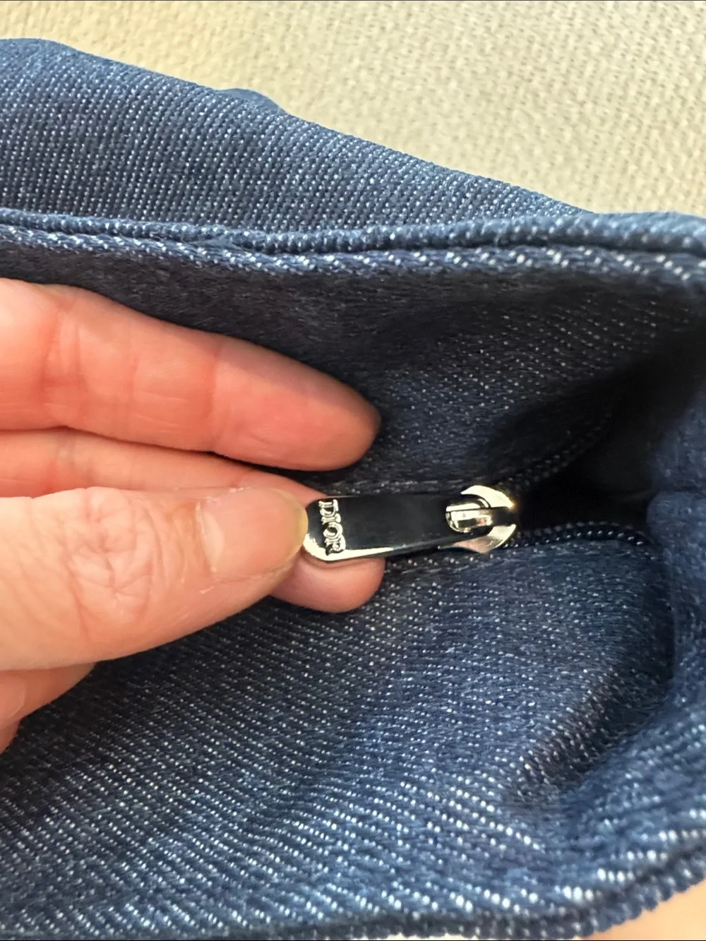 GWPDark Blue Denim Canvas Tote
